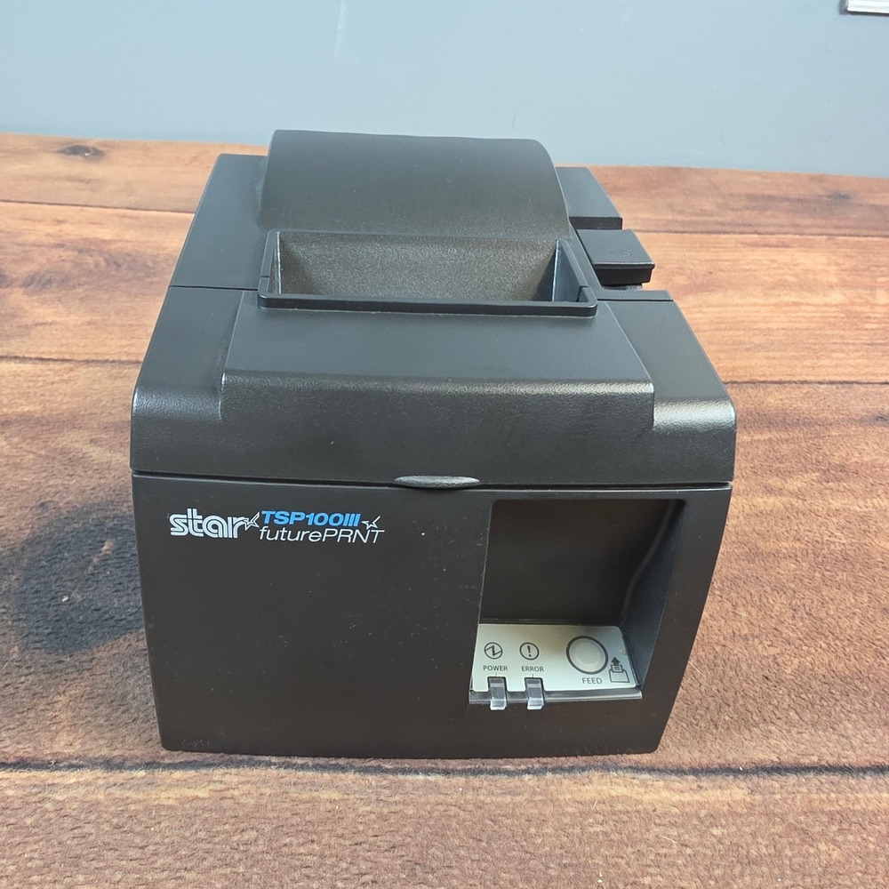 Star Micronics TSP100III Receipt Printer Black Excellent USB Thermal TSP143IIIU